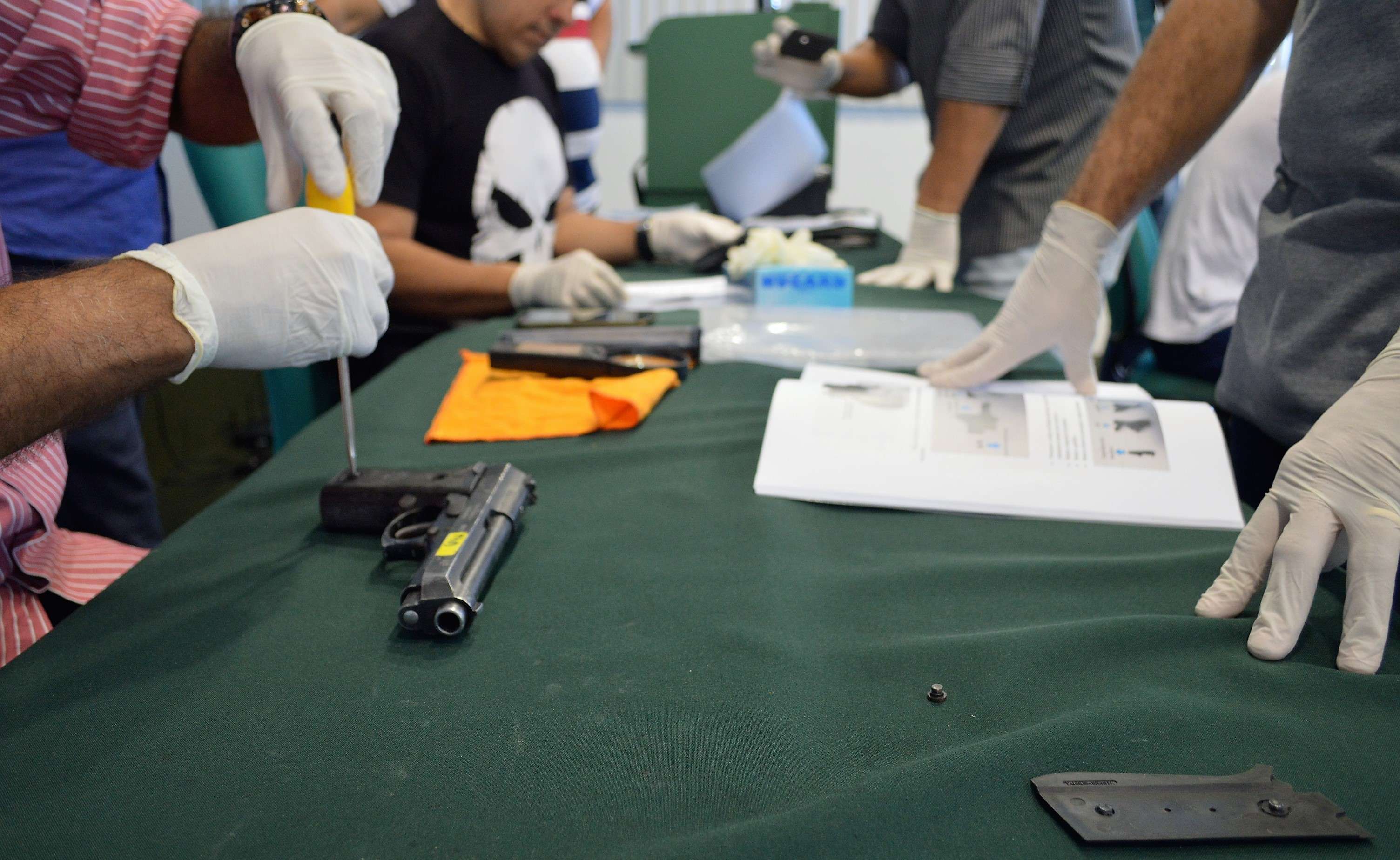Aesp e Pefoce realizam curso de Microcomparação Balística e Desmontagem Avançada de Armas
