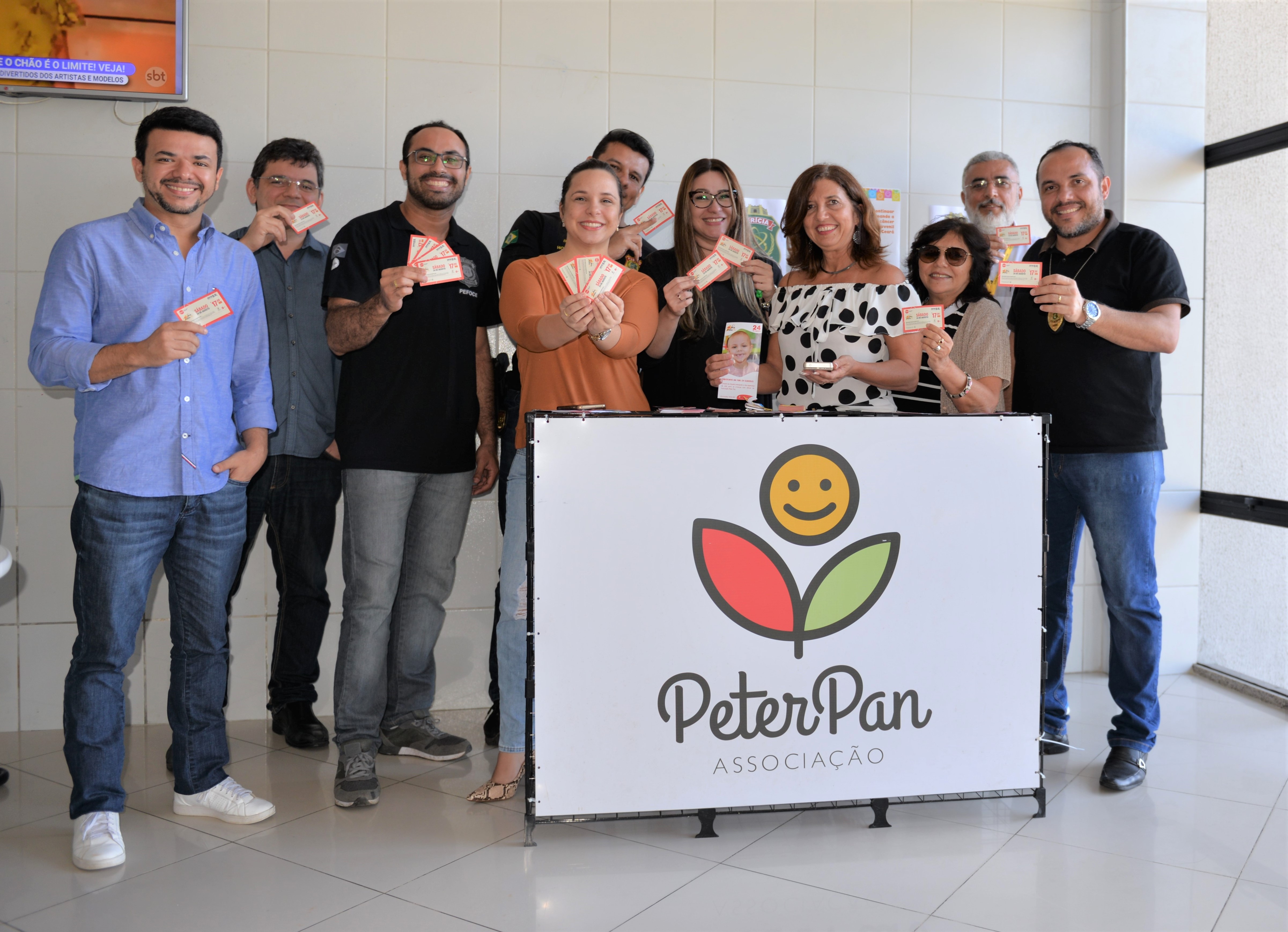 Pefoce participa de campanha solidária em prol das crianças e adolescentes em tratamento contra o câncer