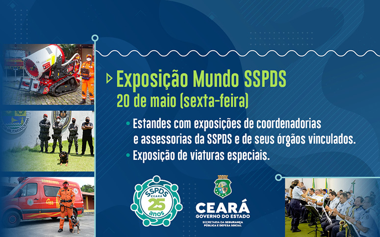 Exposição Mundo SSPDS traz programação diversificada em comemoração aos 25 anos da pasta