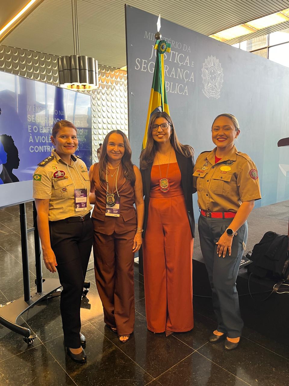 A Pefoce participa do IV Encontro Nacional sobre Segurança Pública e Enfrentamento da Violência contra a Mulher, promovido pelo MJSP